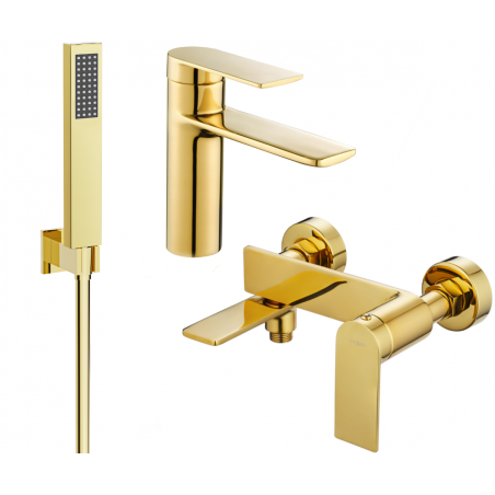 Mexen Zero R02 ensemble de bain, doré - 71103R02-50