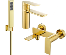 Mexen Zero R02 ensemble de bain, doré - 71103R02-50