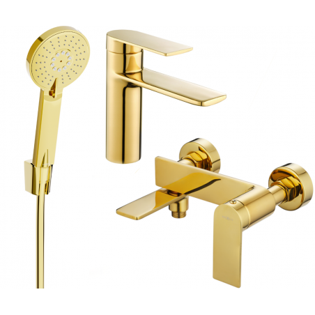 Mexen Zero R40 ensemble de baignoire, or - 71103R40-50