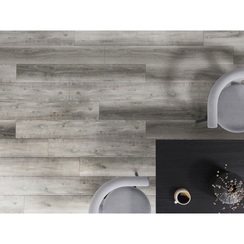 Mexen Santa Clara panneaux vinyles 1240 x 182 mm SPC 6,5 mm, sous-couche IXPE 1,5 mm, 4 V-Joint, Chêne