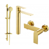 Mexen Zero DQ40 ensemble de douche, doré - 71114DQ40-50