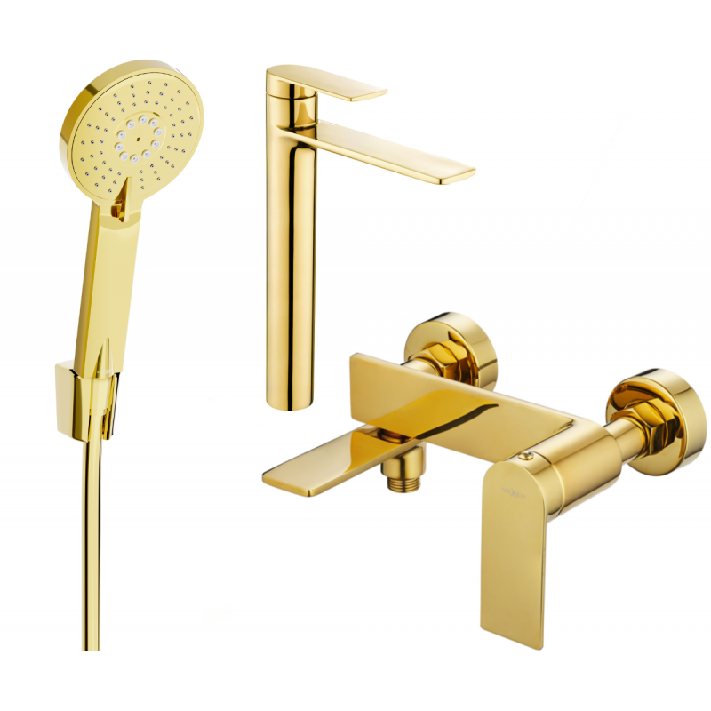 Mexen Zero R40 ensemble de bain, doré - 71113R40-50
