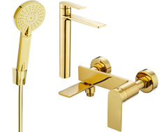 Mexen Zero R40 ensemble de bain, doré - 71113R40-50