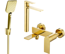 Mexen Zero R62 ensemble de baignoire, doré - 71113R62-50