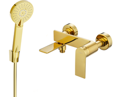 Mexen Zero R40 robinet de baignoire avec ensemble de douche, doré - 7113R40-50