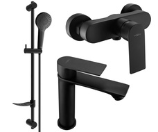 Mexen Royo DF05 ensemble de douche, noir - 72204DF05-70