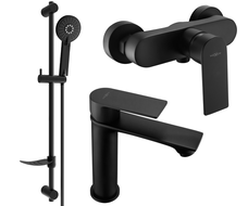 Mexen Royo DF40 ensemble de douche, noir - 72204DF40-70