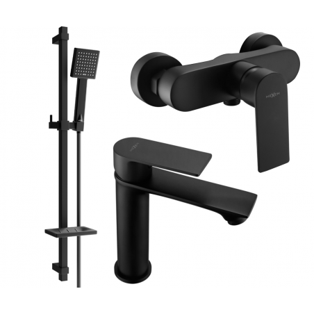 Mexen Royo DQ45 ensemble de douche, noir - 72204DQ45-70