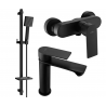 Mexen Royo DQ45 ensemble de douche, noir - 72204DQ45-70