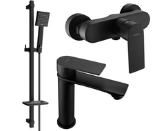 Mexen Royo DQ45 ensemble de douche, noir - 72204DQ45-70