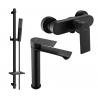 Mexen Royo DQ72 ensemble de douche, noir - 72214DQ72-70