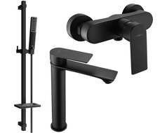 Mexen Royo DQ72 ensemble de douche, noir - 72214DQ72-70