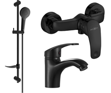 Mexen Fabia DF05 ensemble de douche, noir - 746504DF05-70
