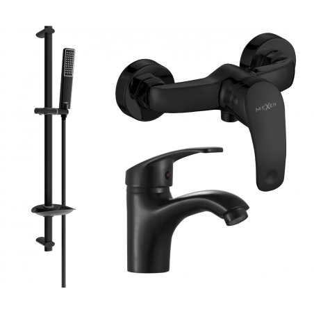 Mexen Fabia DB72 ensemble de douche, noir - 746504DB72-70