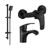 Ensemble de douche Mexen Fabia DB62, noir - 746504DB62-70