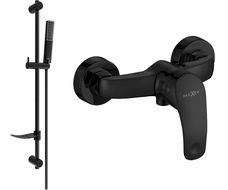 Mexen Fabia DF72 robinet de douche avec ensemble de douche, noir - 74654DF72-70