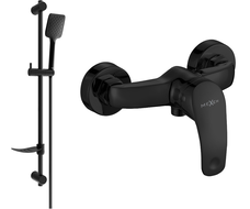 Mexen Fabia DF62 robinet de douche avec ensemble de douche, noir- 74654DF62-70
