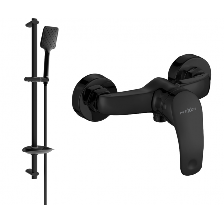 Mexen Fabia DB62 mitigeur de douche avec ensemble de douche, noir- 74654DB62-70