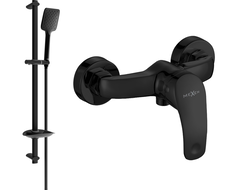 Mexen Fabia DB62 robinet de douche avec ensemble de douche, noir - 74654DB62-70