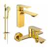 Mexen Alexa DQ40 ensemble de bain, doré - 71203DQ40-50