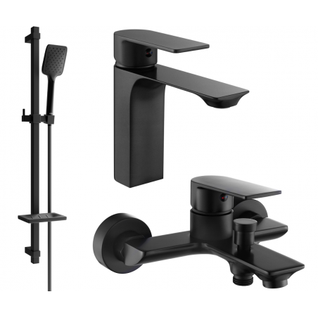 Mexen Alexa DQ62 ensemble de bain, noir - 71203DQ62-70
