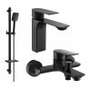 Mexen Alexa DQ62 ensemble de bain, noir - 71203DQ62-70