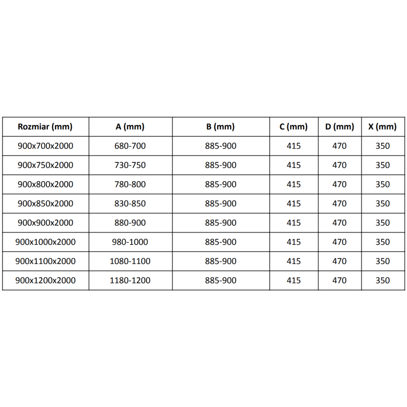 Mexen Velar L cabine de douche coulissante 90 x 70 cm, graphite, chrome - 871-090-070-43-01