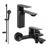Mexen Alexa DS40 ensemble de bain, noir - 71203DS40-70