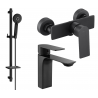Mexen Alexa DQ40 ensemble de douche, noir - 71204DQ40-70