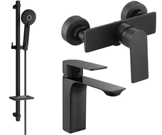 Mexen Alexa Ensemble de Douche DQ40, noir - 71204DQ40-70