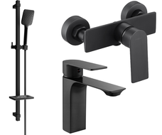 Mexen Alexa DQ62 ensemble de douche, noir - 71204DQ62-70