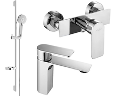 Ensemble de douche Mexen Alexa DS40, chrome - 71204DS40-00