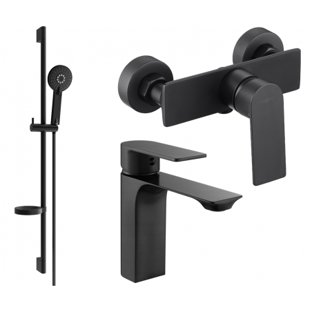 Mexen Alexa DS40 ensemble de douche, noir - 71204DS40-70