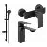 Mexen Alexa DS40 ensemble de douche, noir - 71204DS40-70