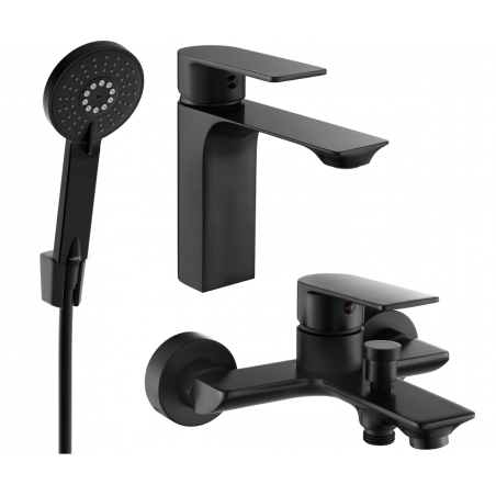 Mexen Alexa R40 ensemble de bain, noir - 71203R40-70