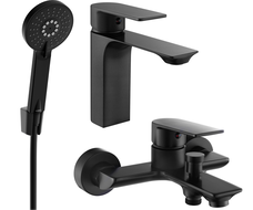 Mexen Alexa R40 ensemble de bain, noir - 71203R40-70