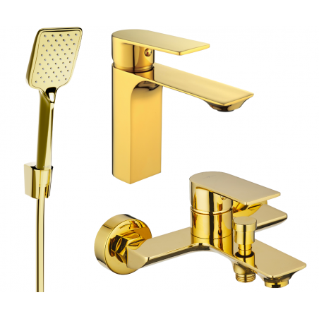 Mexen Alexa R62 ensemble bain, doré - 71203R62-50