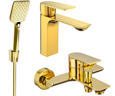 Mexen Alexa R62 ensemble bain, doré - 71203R62-50