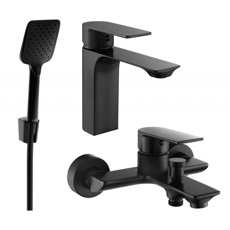 Mexen Alexa R62 ensemble de bain, noir - 71203R62-70