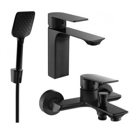 Mexen Alexa R62 ensemble de bain, noir - 71203R62-70