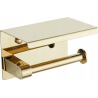 Mexen support de papier avec étagère, doré - 701197-50