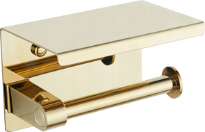 Mexen porte-papier avec étagère, doré - 701197-50