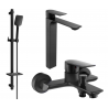 Mexen Alexa DQ62 ensemble de bain, noir - 71213DQ62-70