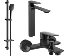 Mexen Alexa DQ62 ensemble de bain, noir - 71213DQ62-70