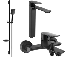 Mexen Alexa DS62 ensemble de baignoire, noir - 71213DS62-70