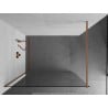 Mexen Kioto paroi de douche Walk-in 85 x 200 cm, transparent 8 mm, cuivre brossé - 800-085-101-65-00