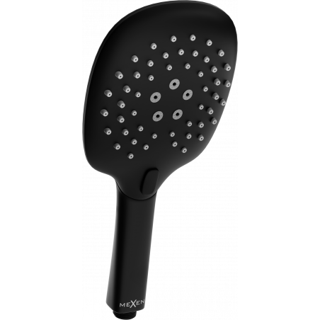 Mexen R-22 poignée de douche 3 fonctions, noire - 79522-70