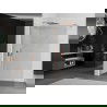 Pare-choix Mexen Kioto Walk-in 160 x 200 cm, transparent 8 mm, laiton brossé - 800-160-101-65-00