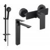Mexen Alexa Ensemble de douche DQ40, noir - 71214DQ40-70