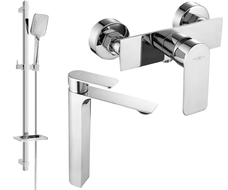 Mexen Alexa Ensemble de douche DQ62, chrome - 71214DQ62-00